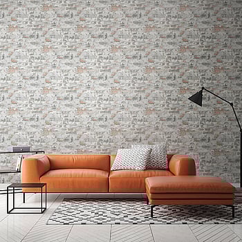 Galerie Wallcoverings Product Code BB51120 - Bricks And More Wallpaper Collection - Grey Black White Colours -  