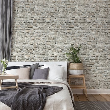 Galerie Wallcoverings Product Code BB51130 - Bricks And More Wallpaper Collection - Beige Grey Colours -  