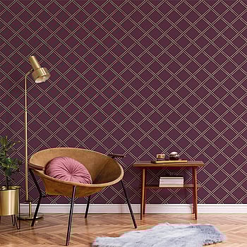 Galerie Wallcoverings Product Code BO23031 - Luxe Wallpaper Collection - Red Colours -  
