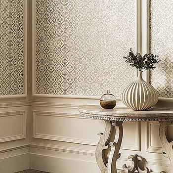 Galerie Wallcoverings Product Code DWP0246-05 - Emporium Wallpaper Collection - Cream Gold Colours -  