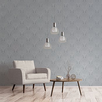 Galerie Wallcoverings Product Code DWP0247-02 - Emporium Wallpaper Collection - Grey Silver Colours -  