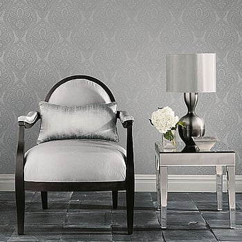 Galerie Wallcoverings Product Code DWP0247-03 - Emporium Wallpaper Collection - Silver Colours -  