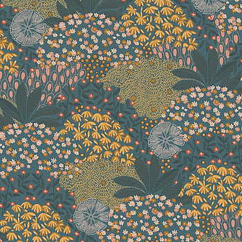 Galerie Wallcoverings Product Code FS72008 - Fusion Wallpaper Collection - Turqouise Yellow Colours -  