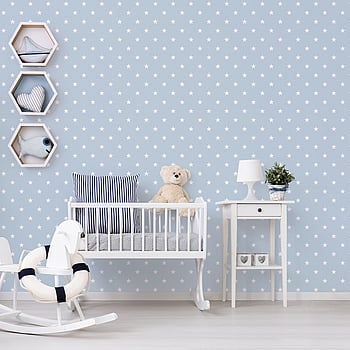 Galerie Wallcoverings Product Code G23100 - Deauville 2 Wallpaper Collection - Sky Blue White Colours -  