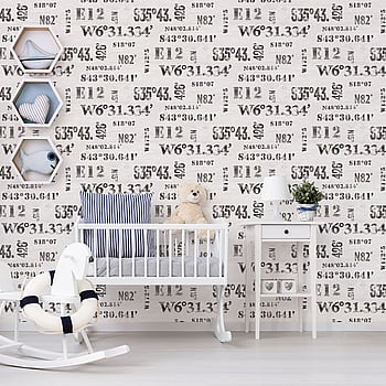 Galerie Wallcoverings Product Code G23329 - Deauville 2 Wallpaper Collection - Black White Grey Colours -  