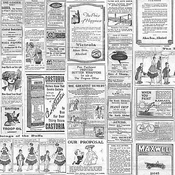 Galerie Wallcoverings Product Code G56143 - Nostalgie Wallpaper Collection - Black Colours -  