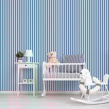 Galerie Wallcoverings Product Code G56516 - Just 4 Kids 2 Wallpaper Collection - Blue White Colours -  