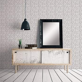 Galerie Wallcoverings Product Code G56667 - Small Prints Wallpaper Collection - Black White Grey Silver Colours -  
