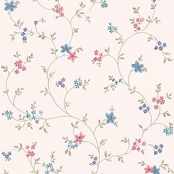 Galerie Wallcoverings Product Code MC61021 - Maison Charme Wallpaper Collection - Blue, Green, Pink, Cream Colours -  