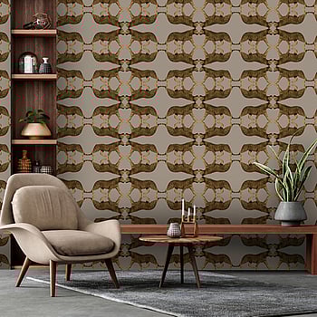 Galerie Wallcoverings Product Code NHW1033 - Enchanted Wallpaper Collection - Bronze Taupe Colours -  