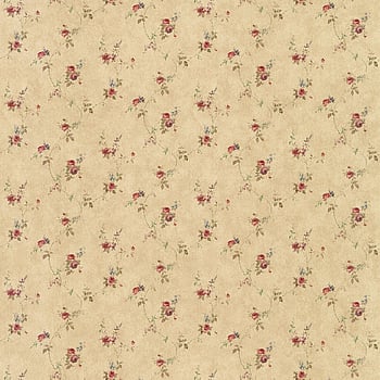 Galerie Wallcoverings Product Code PF38119 - Pretty Prints Wallpaper Collection - Dk. Beige, Red, Green, Blue Colours -  