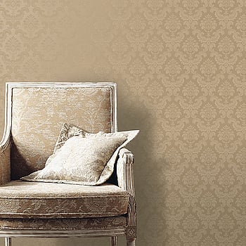 Galerie Wallcoverings Product Code SK34755 - Simply Silks 4 Wallpaper Collection - Brushed Metallic Gold Colours -  