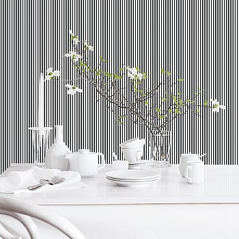 Galerie Wallcoverings Product Code ST36906 - Simply Stripes 3 Wallpaper Collection - Black Colours -  