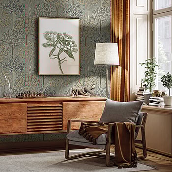 Galerie Wallcoverings Product Code TJ40307 - Mulberry Tree Wallpaper Collection - Grey Green Colours -  