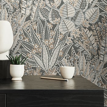 Galerie Wallcoverings Product Code WH30142 - Welcome Home Wallpaper Collection - Black Colours -  