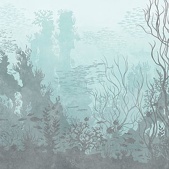 Galerie Wallcoverings Product Code WH45269M - Welcome Home Murals Wallpaper Collection - Blue, Grey, Green Colours -  